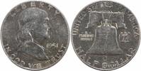 US Half Dollar 1951 Franklin Silver Half Dollar AU Uncertified #1131 None -