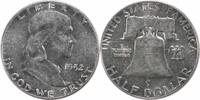 US Half Dollar 1952 Franklin Silver Half Dollar AU Uncertified #1100 None -
