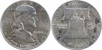 US Half Dollar 1959 Franklin Silver Half Dollar AU Uncertified #1206 None -