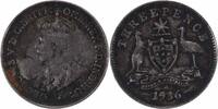 US 1936(m) Australian 3 Pence KM 24 EF Uncertified -
