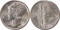US Dime 1943-S/S Mercury Silver Dime RPM2 MS63 Uncertified None -
