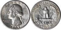 US Quarter 1941-S Washington Silver Quarter MS64 Uncertified None -