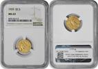 US Two and a Half Dollar 1929 $2.50 Gold Indian MS63 NGC None -