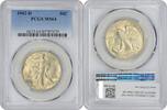 US Half Dollar 1942-D Walking Liberty Silver Half Dollar MS64 PCGS None -