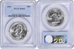 US Half Dollar 1959 Franklin Silver Half Dollar MS65 PCGS None -