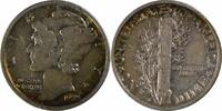US Dime 1925-S Mercury Silver Dime EF Uncertified #254 None -