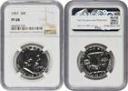 US Half Dollar 1957 Franklin Silver Half Dollar PR68 NGC None -