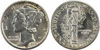 US Dime 1935-S Mercury Silver Dime MS60 Uncertified None -