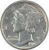 US Dime 1916 Mercury Silver Dime AU58 Uncertified None -
