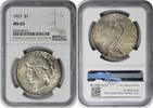 US Dollar 1927 Peace Silver Dollar MS63 NGC None -