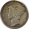 US Dime 1927 Mercury Silver Dime AU58 Uncertified None -