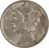 US Dime 1945-S Mercury Silver Dime Micro S AU58 Uncertified None -