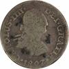 US 1807 TH Mexico 1/2 Real KM72 VG Uncertified -