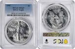 US Dollar 1987 $1 American Silver Eagle MS69 PCGS None -
