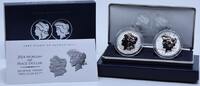 US Dollar 2024 Morgan and Peace Dollar Reverse Proof Two-Coin Set in Original Government Packaging None -