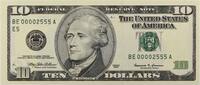 US Ten Dollar 1999 $10 Federal Reserve Bank Note Set Low Numbered Choice Uncirculated in BOEP OGP (3 Notes) -