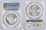 US Half Dollar 1941 Walking Liberty Silver Half Dollar MS66 PCGS None -