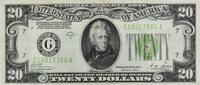 US Twenty Dollar 1928B $20 Small Federal Reserve Note Chicago FR2052G EF Uncertified -