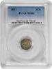 US Three Cent 1853 Three Cent Silver MS63 PCGS None -