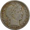 US Half Dollar 1907-S/S Barber Silver Half Dollar RPM1 F Uncertified #617 None -
