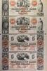 US Various ND $10, $10, $5, $5 Maryland Hagerstown Bank Sheet MD1530-25,30 VF w/ Tears Uncertified -