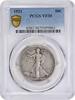 US Half Dollar 1921 Walking Liberty Silver Half Dollar VF30 PCGS None -