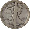 US Half Dollar 1917 Walking Liberty Silver Half Dollar F Uncertified None -