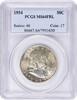 US Half Dollar 1954 Franklin Silver Half Dollar MS64FBL PCGS None -