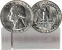 US Quarter 1984-D BU Washington Quarter 40-Coin Roll None -