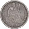 US Dime 1873 Liberty Seated Silver Dime Arrows VF Uncertified #830 None -