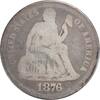 US Dime 1876 Liberty Seated Silver Dime G Uncertified #835 None -