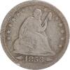 US Quarter 1853/4 Liberty Seated Silver Quarter FS-301 F Uncertified #136 None -