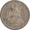 US Quarter 1856 Liberty Seated Silver Quarter Choice EF Uncertified #138 None -