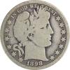 US Half Dollar 1898-O Barber Silver Half Dollar VG Uncertified #234 None -