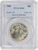US Half Dollar 1945 Walking Liberty Silver Half Dollar MS65 PCGS None -