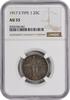 US Quarter 1917-S Standing Liberty Silver Quarter Type 1 AU53 NGC None -