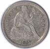 US Dime 1857 Liberty Seated Silver Dime VF Uncertified None -