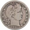 US Quarter 1916 Barber Silver Quarter VG Uncertified None -