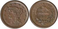 US Cent 1857 Large Cent Large Date MS60 Uncertified #316 None -