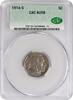 US Nickel 1914-S Buffalo Nickel AU58 CACG None -