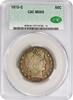 US Half Dollar 1915-S Barber Silver Half Dollar MS65 CACG None -