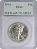 US Half Dollar 1941 Walking Liberty Silver Half Dollar PR65 PCGS None -