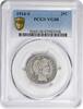 US Quarter 1914-S Barber Silver Quarter VG08 PCGS None -