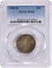 US Quarter 1909-D Barber Silver Quarter MS63 PCGS None -