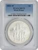 US Dollar 2002-W West Point Commemorative Silver Dollar MS70 PCGS None -