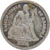US Dime 1861 Liberty Seated Silver Dime VF Uncertified None -