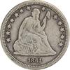 US Quarter 1861 Liberty Seated Quarter F Uncertified #954 None -