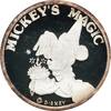 US 1987 Mickey Mouse Good Luck Silver 1 oz. Rarities Mint PRF OP -