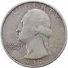 US Quarter 1935-D Washington Silver Quarter EF Uncertified None -