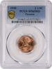 US 1940 Panama 1 1/4 Centesimo KM15 MS65RD PCGS -